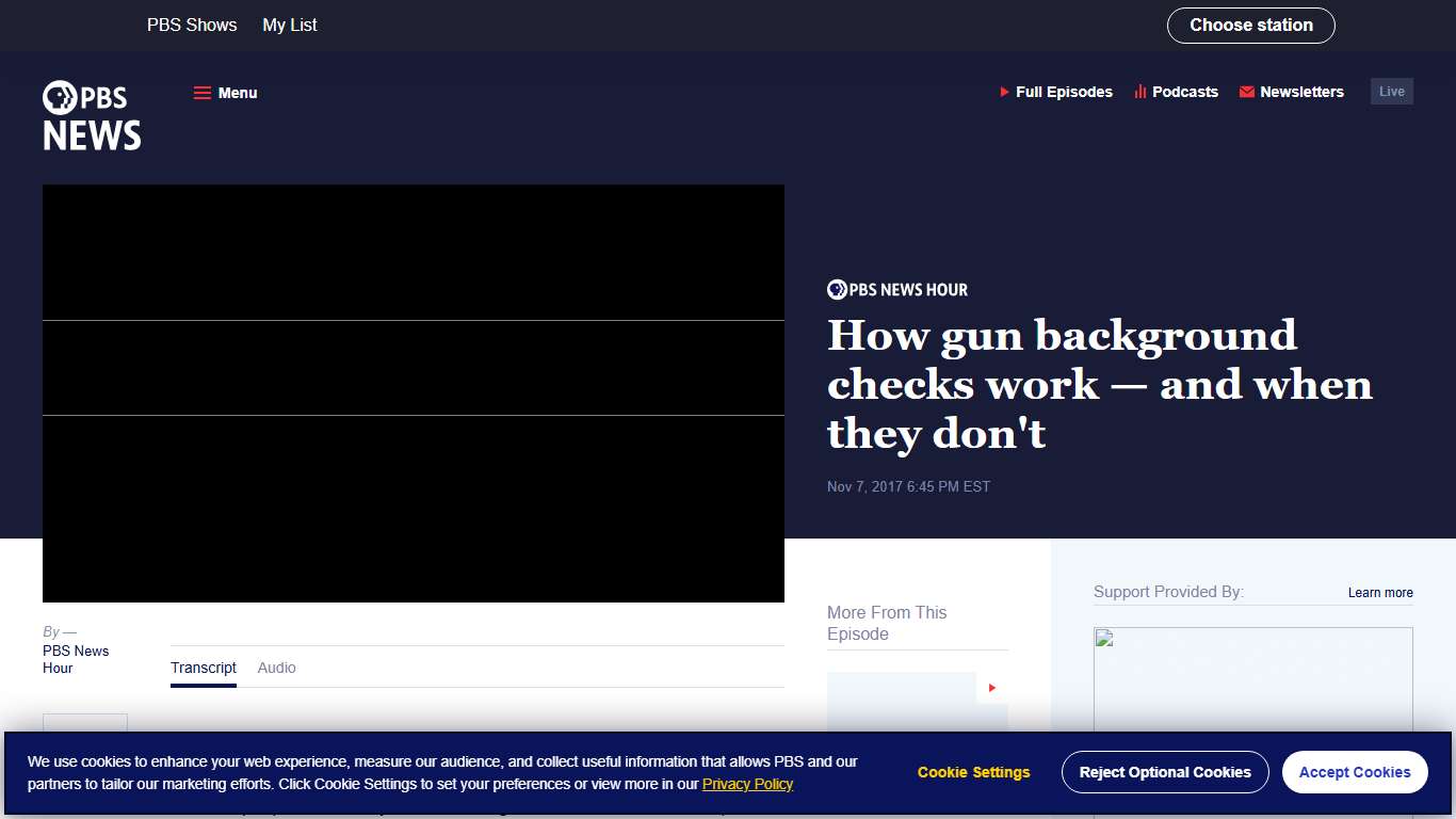 How gun background checks work — and when they don't PBS News