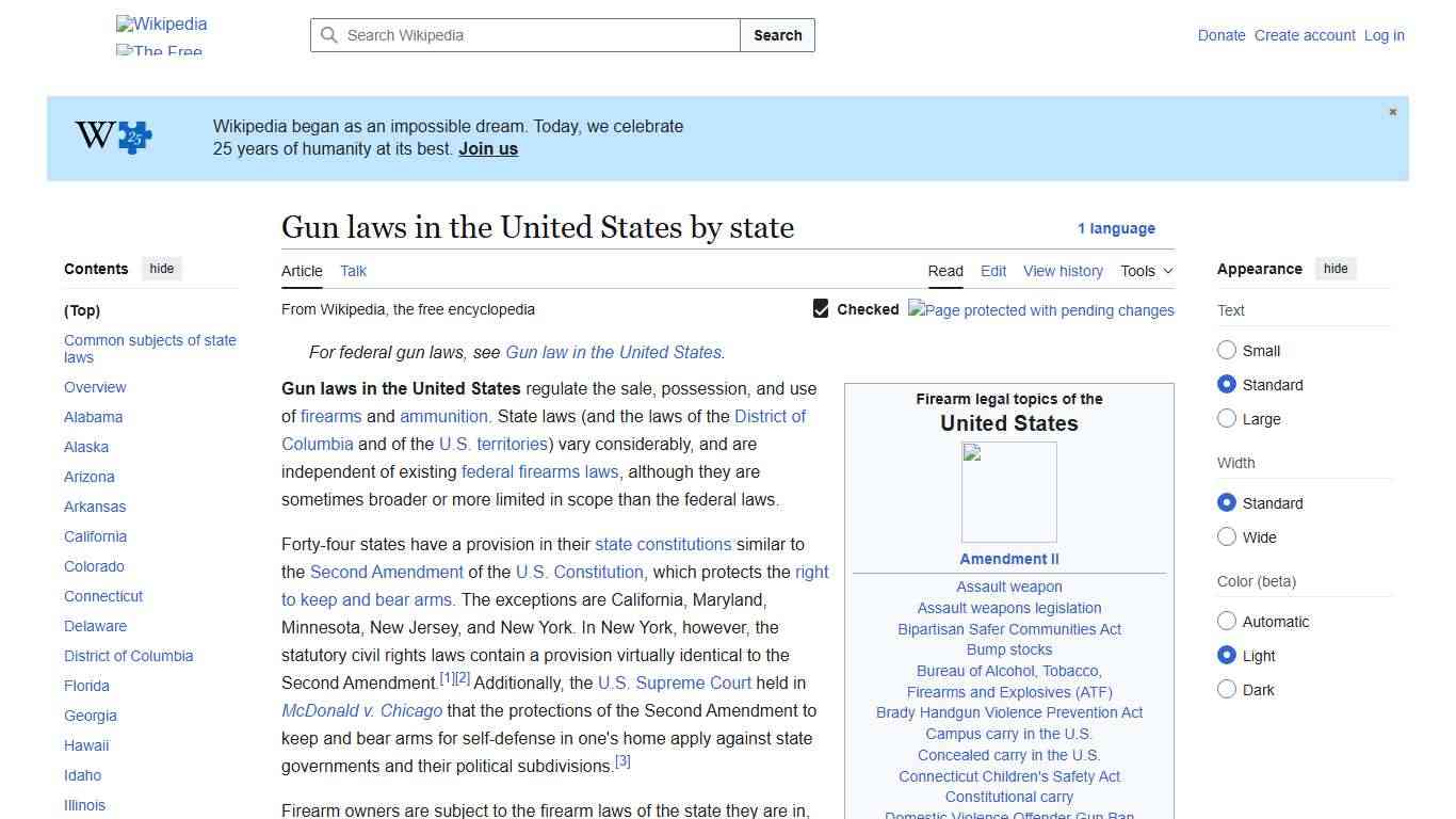 Gun laws in the United States by state - Wikipedia