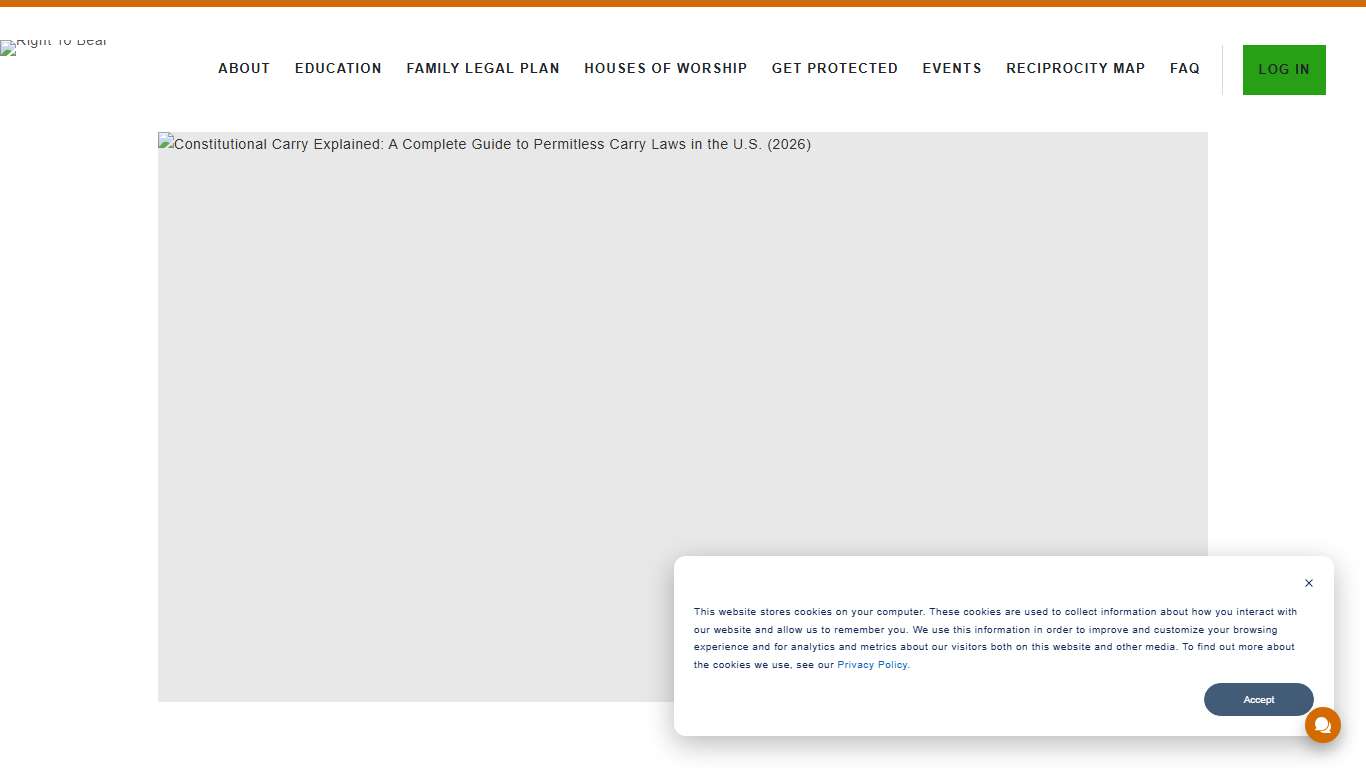 Constitutional Carry Explained (2026): Permitless Carry Laws by State – Right To Bear